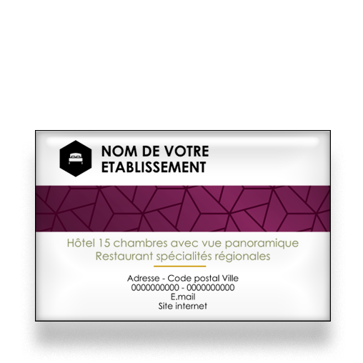 Personnaliser et commander Carte de visite pour htel