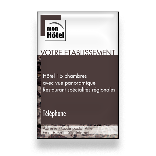 Personnaliser et commander Carte de visite pour htel