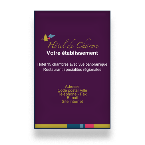 Personnaliser et commander Carte de visite pour htel