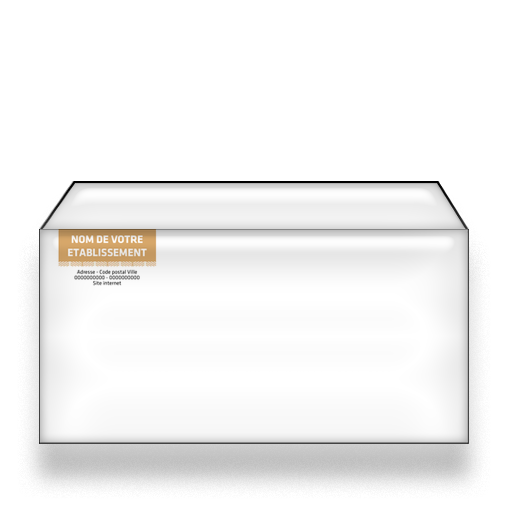Personnaliser et commander Enveloppe 220x110 pour htel
