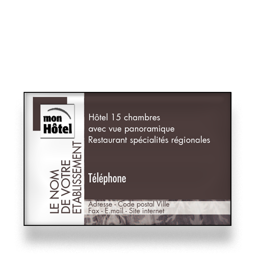 Personnaliser et commander Carte de visite pour htel