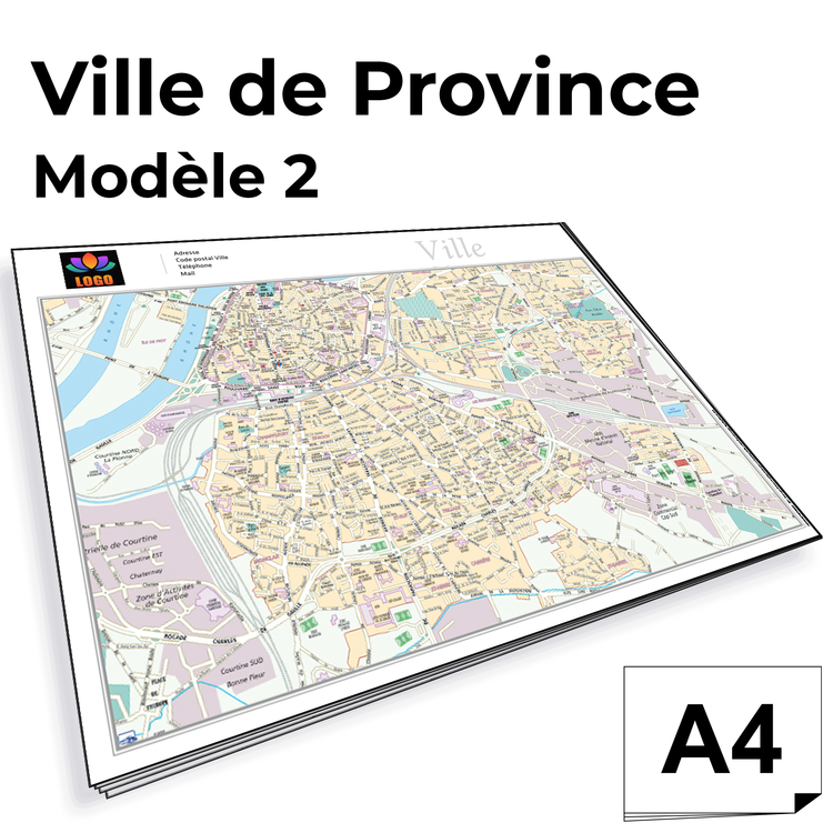 Personnaliser et commander Plan de Province Bloc de comptoir