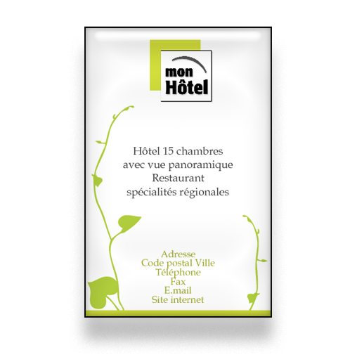 Personnaliser et commander Carte de visite pour htel