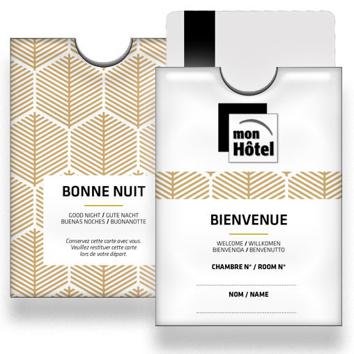 Personnaliser et commander Porte carte magntique tui pour chambre