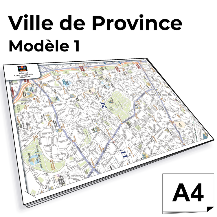 Personnaliser et commander Plan de Province Bloc de comptoir