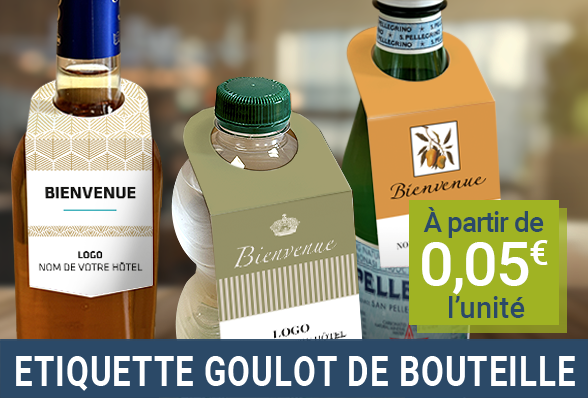 etiquette goulot de bouteille